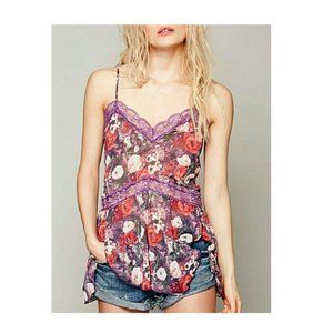 Free People Printed Petal Blooms Camisole